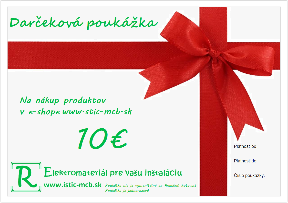 Darčekové poukážky