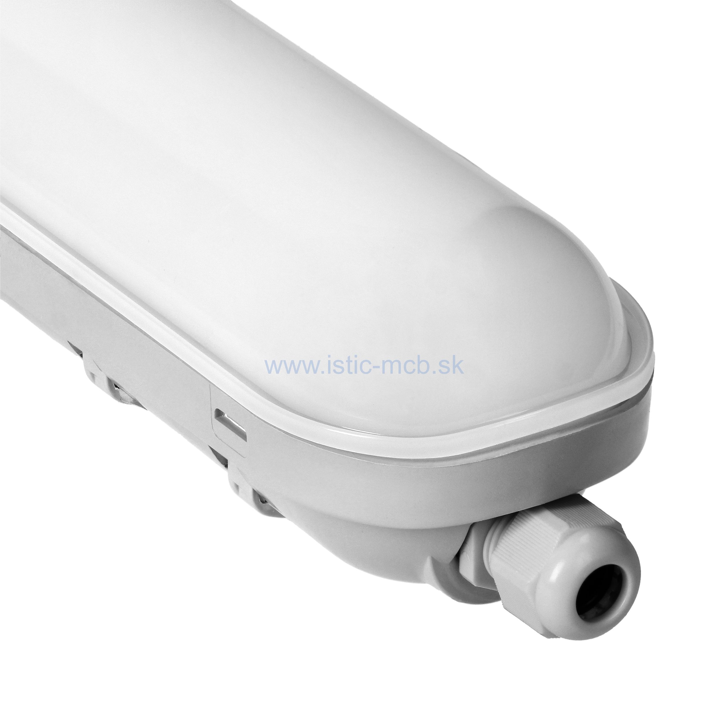 HYZ LED NEW 48W hermetické svietidlo, 4800lm, IP65, IK08, 4000K, ABS/PC