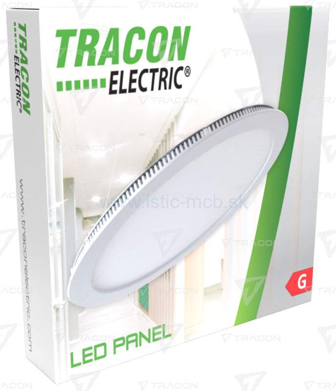 Svietidlo podhľadové 18W neutrálna biela LED, okrúhle, biele