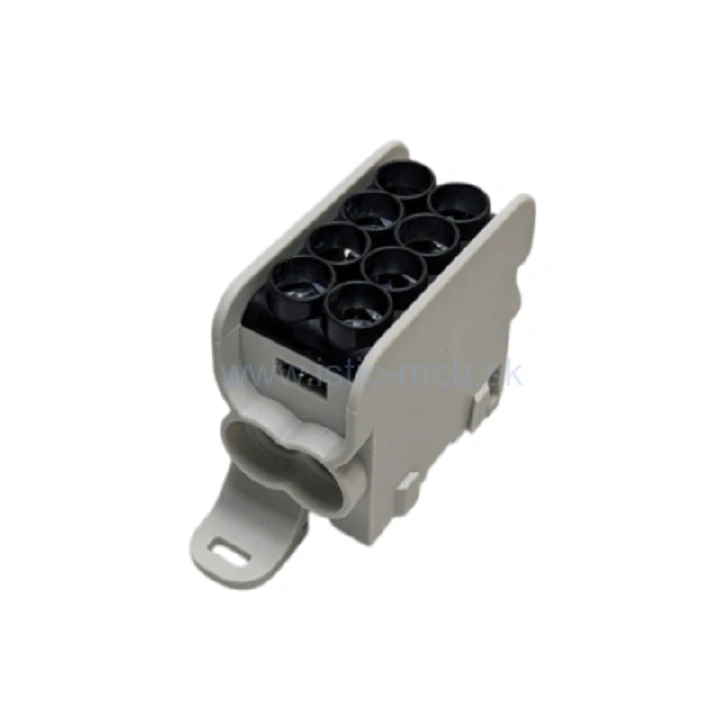 Rozbočovacia svorkovnica HLAK25 1P, čierna, 2xAl/Cu, 25 mm² + 16 mm², 1000 V AC/1500 V DC