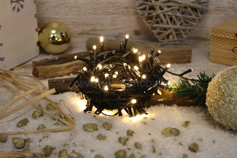 Vianočný LED svetelný reťazec programovatelný WW, vonkajšie/vnútorné 12m