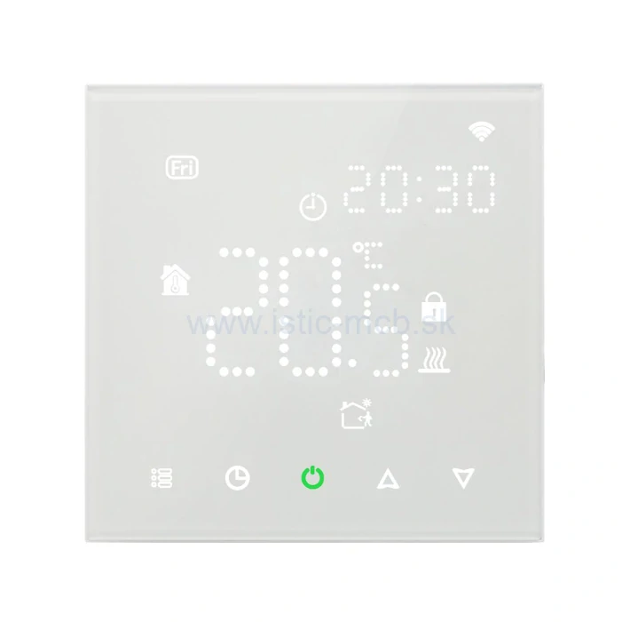 Priestorový WiFi termostat PT741W-EI WIFI biely