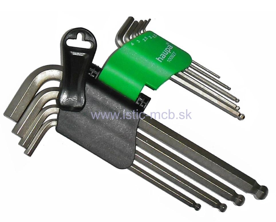HAUPA Sada imbusových kľúčov 9ks