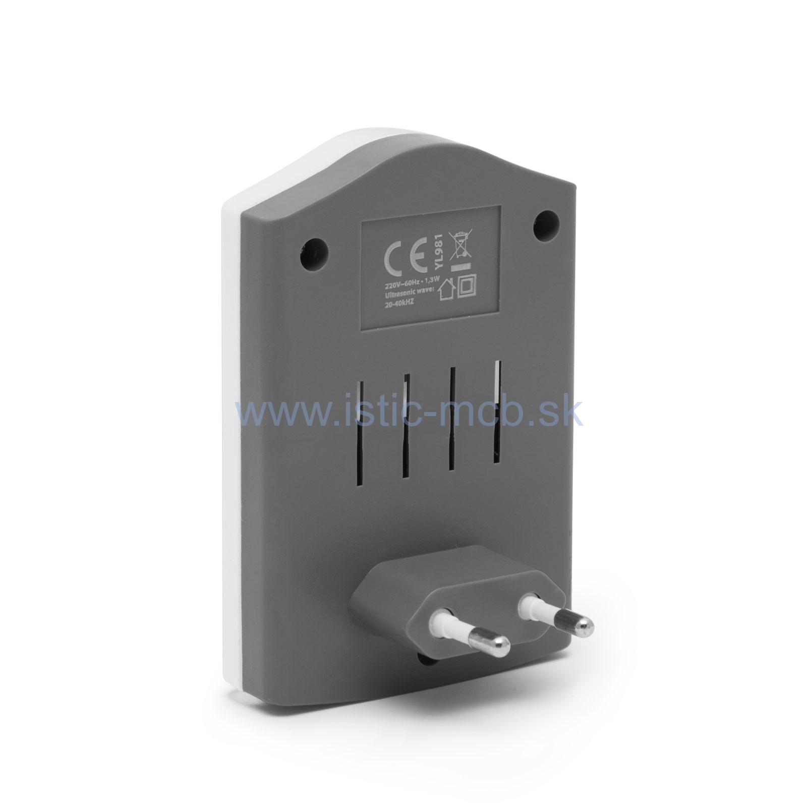 Odpudzovač hlodavcov/myší ultrasonický 