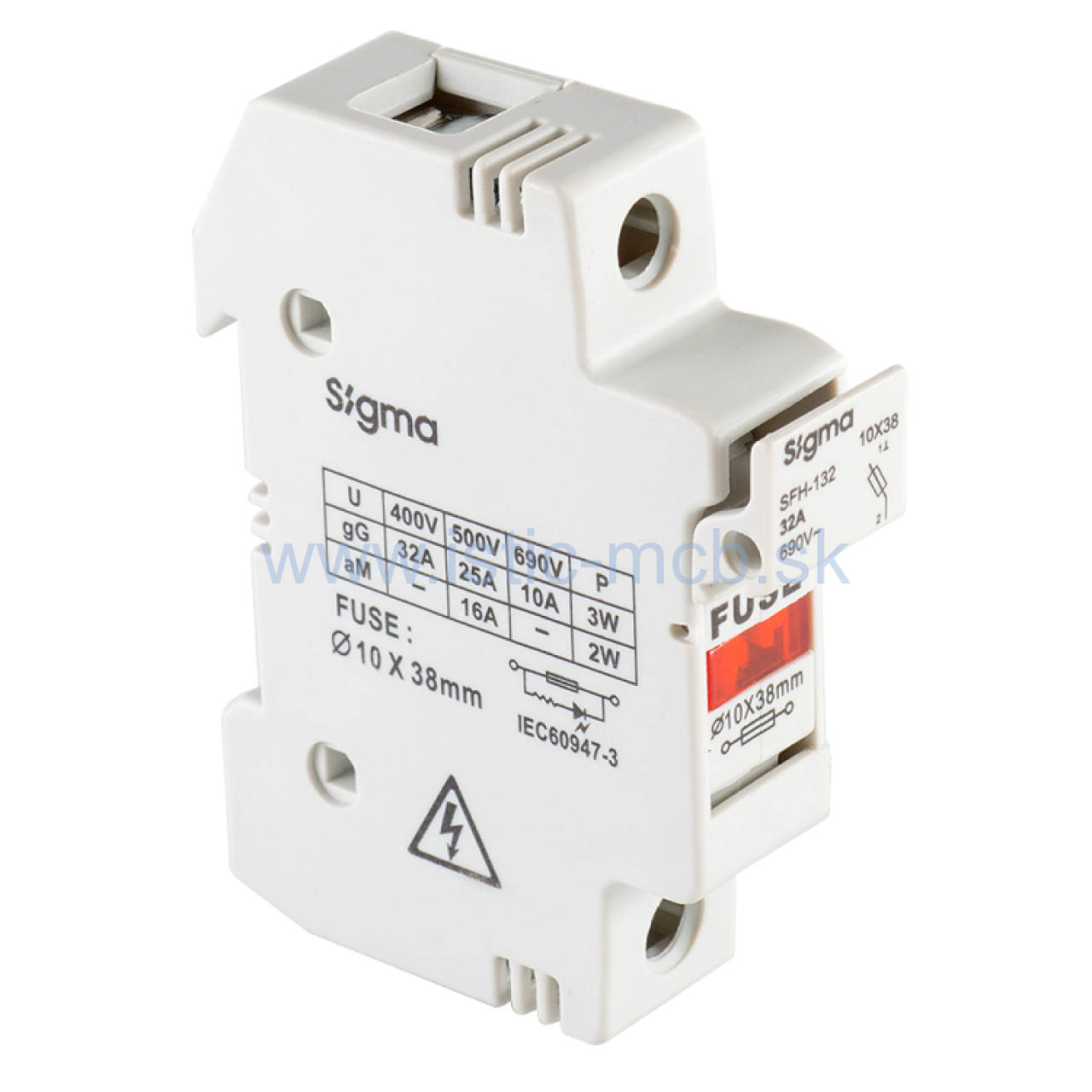 Odpínač poistkový 1P 10x38