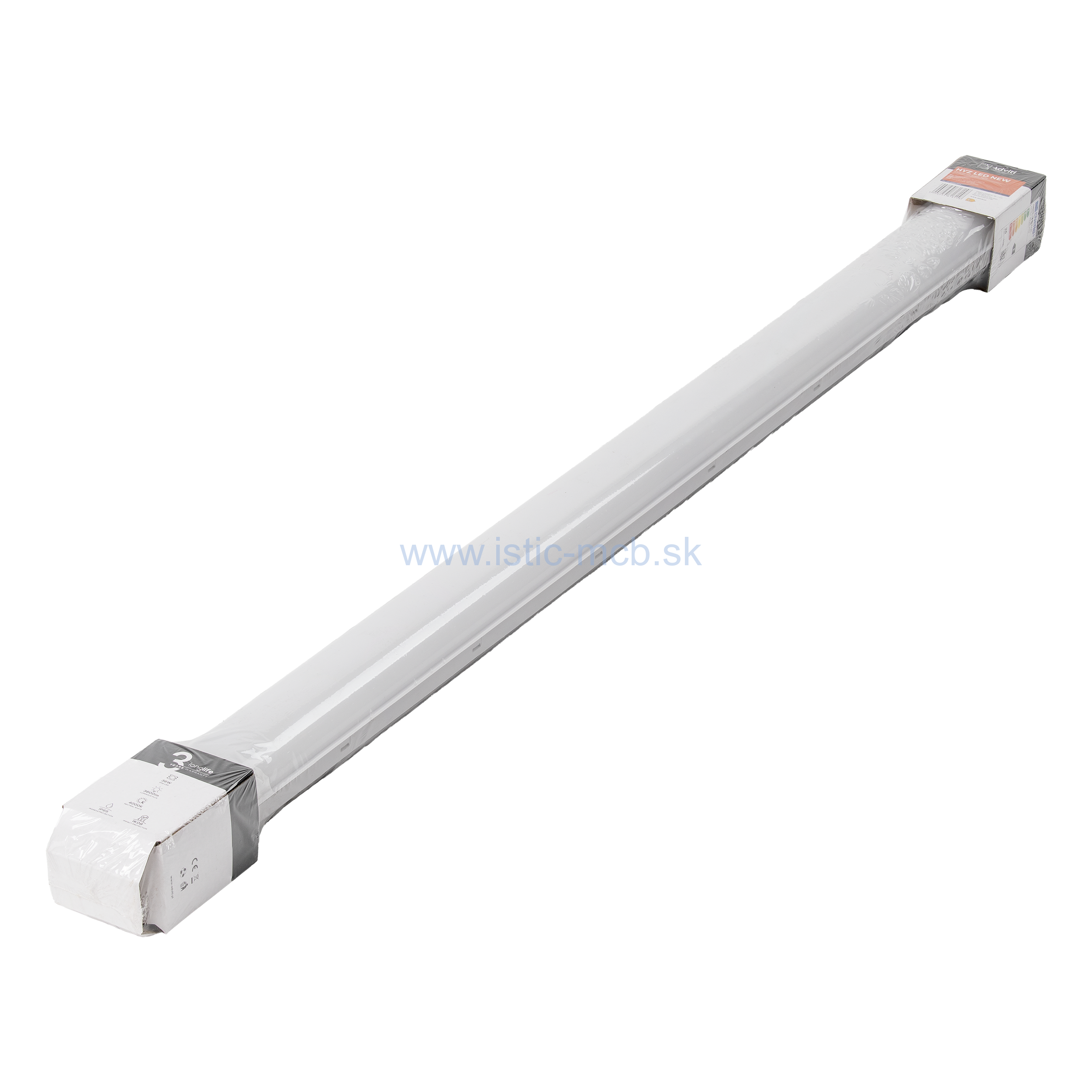 HYZ LED NEW 36W hermetické svietidlo, 3600lm, IP65, IK08, 4000K, ABS/PC