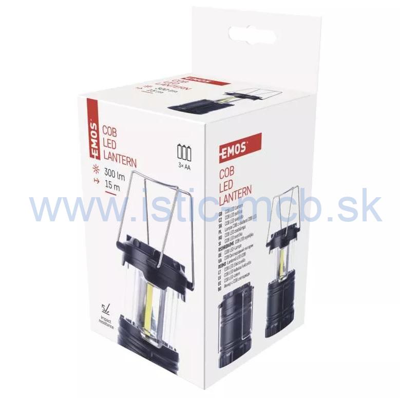 Kempingové svietidlo COB LED