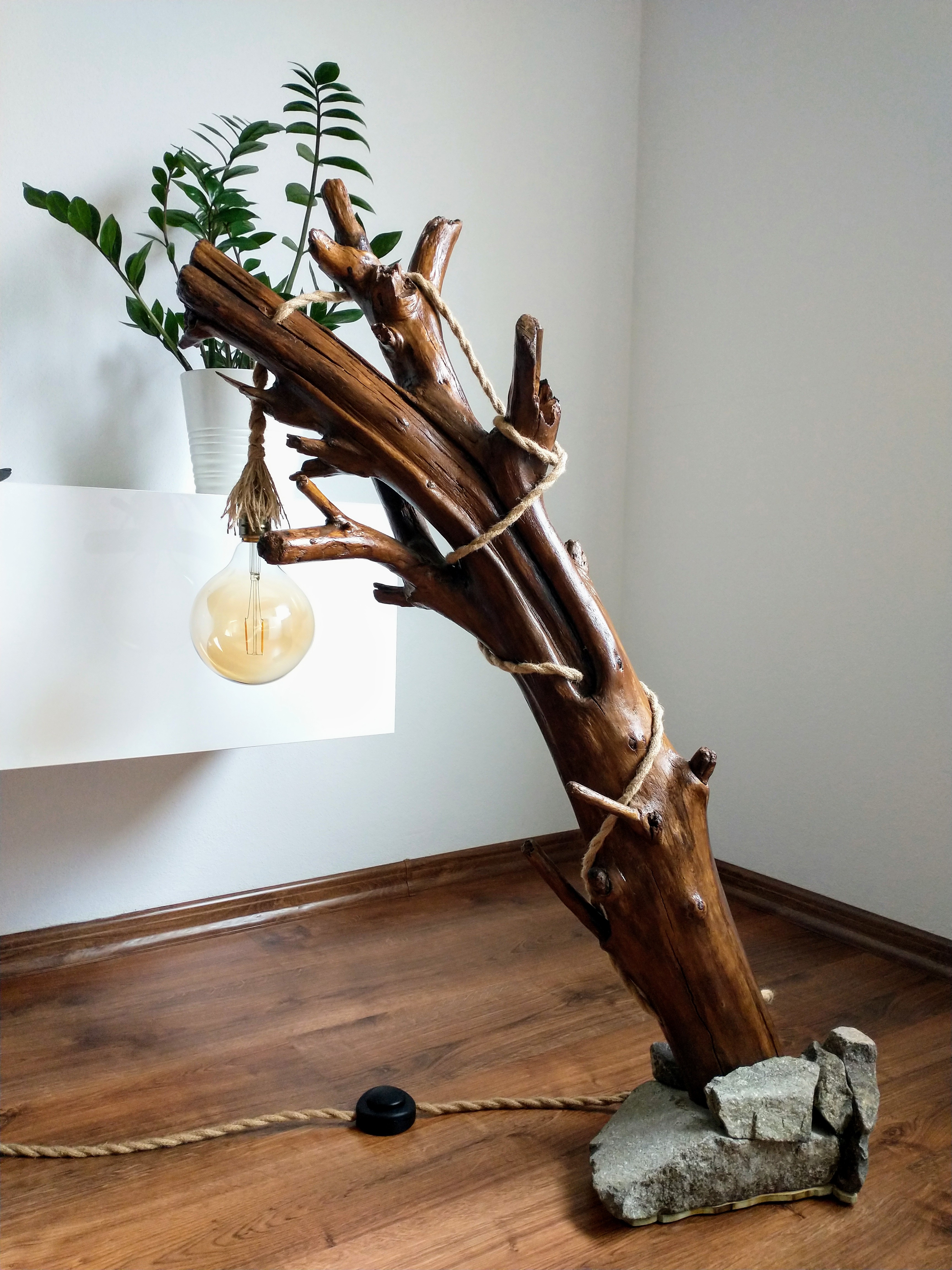 WOOD LAMP stojacia lampa
