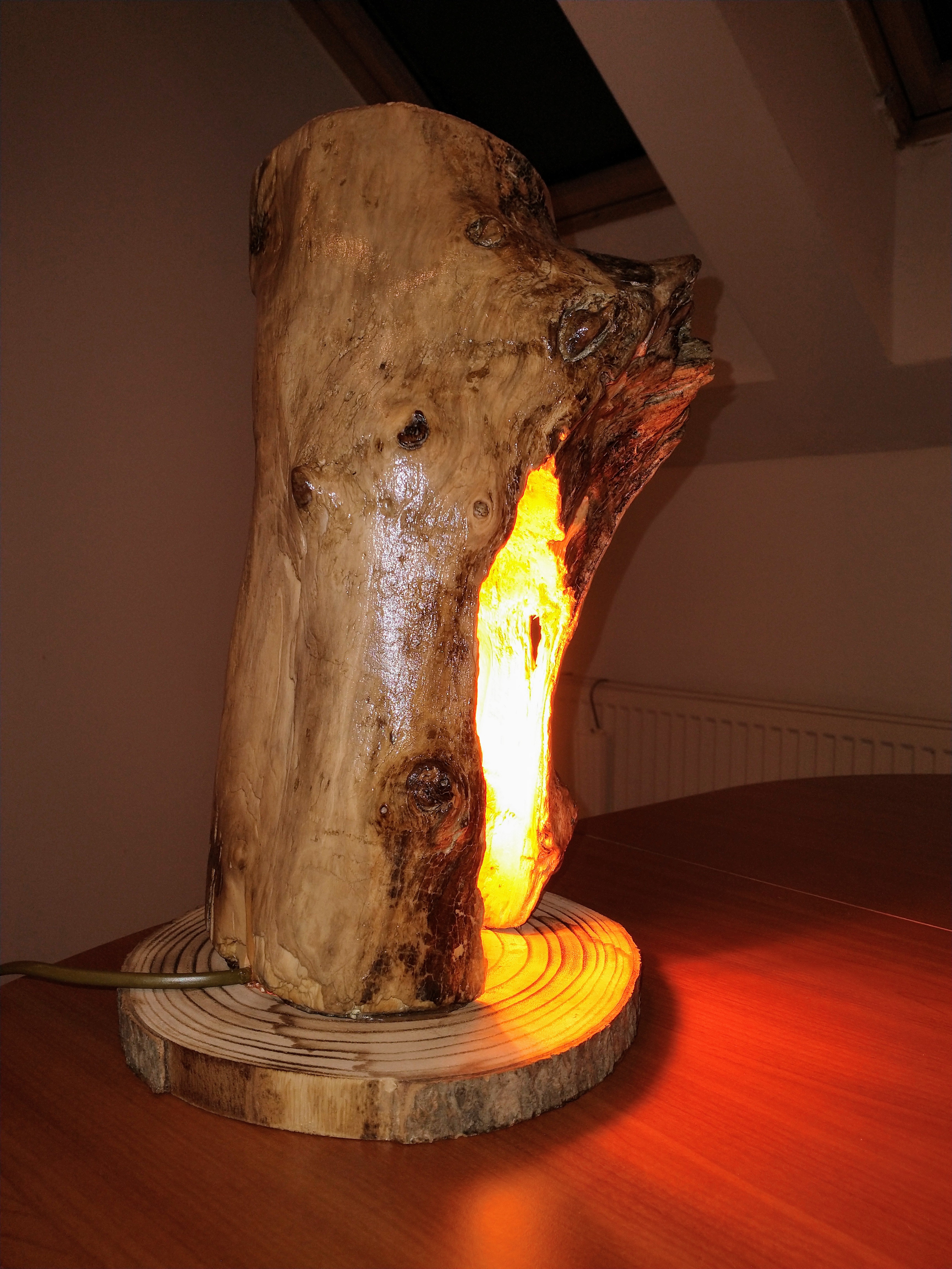 WOOD LAMP svietidlo na stôl