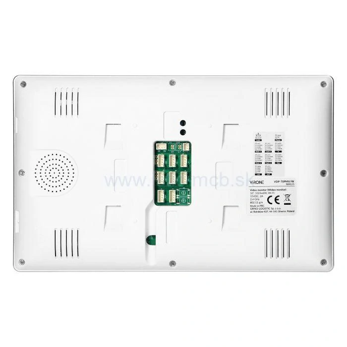 Videovrátnik MAILO 4-vodičový, 10“, Wi-Fi, dotykový displej, Full HD, čítačka RFID, kódový zámok