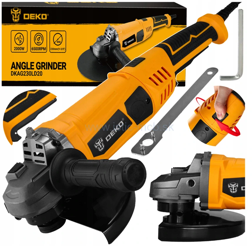 Uhlová brúska DEKO 230mm 2000W