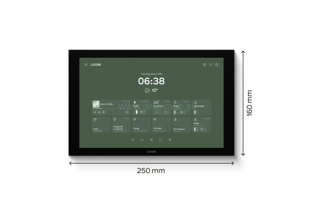 LOXONE Wall Display 10''