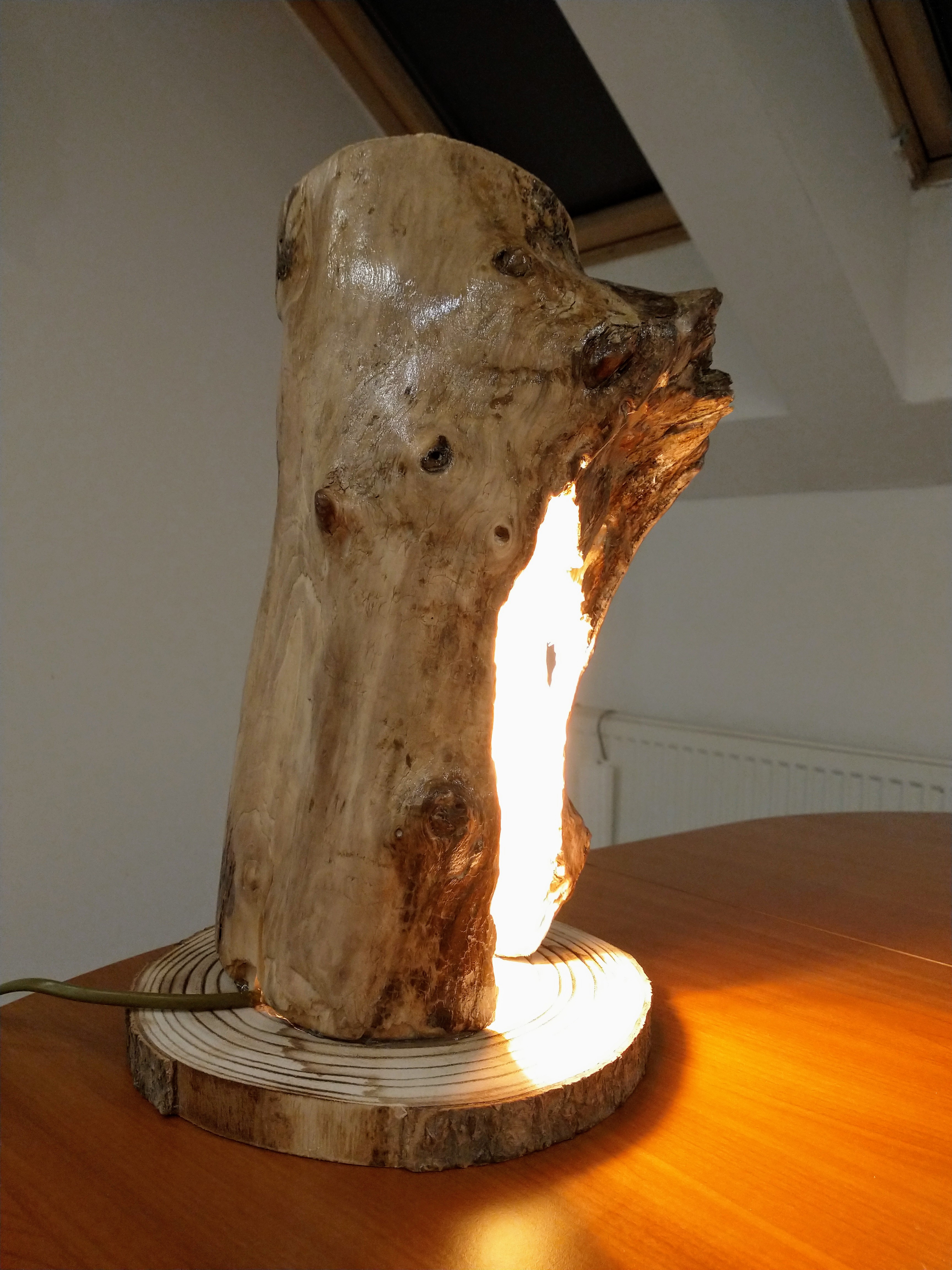 WOOD LAMP svietidlo na stôl