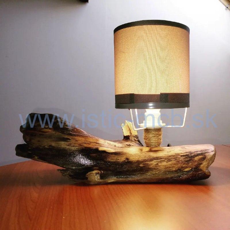 WOOD LAMP svietidlo na stôl s tienidlom