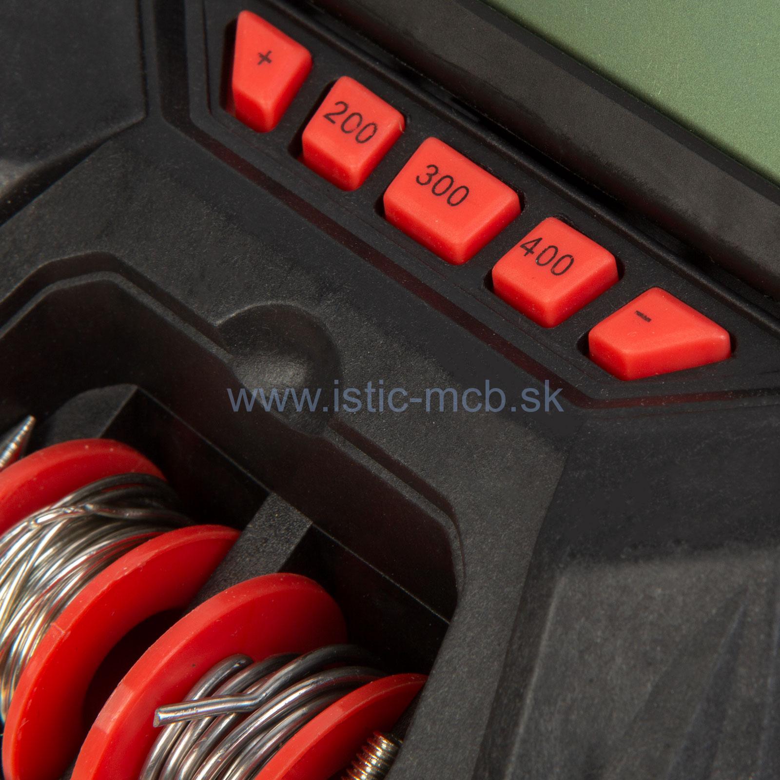 Spájkovacia stanica digitálna - s LCD displejom,spájkovacím hrotom, cínom a špongiou - 230 V