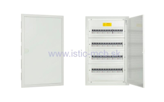 Rozvodnica VERTOM RP - 4x24 F zapustená biela 96 modulov