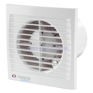 Ventilátor 100ST 100mm 230V 14W 34dB časovač biely