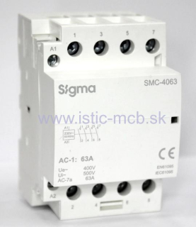 Stýkač modulárny Sigma elektrik SMC-4063 230VAC