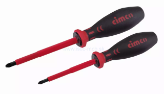 CIMCO skrutkovače kombinované sada PZ/FL1+FL2 izolované VDE 2ks