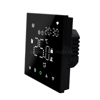 Priestorový WiFi termostat PT741W-EI WIFI biely čierny