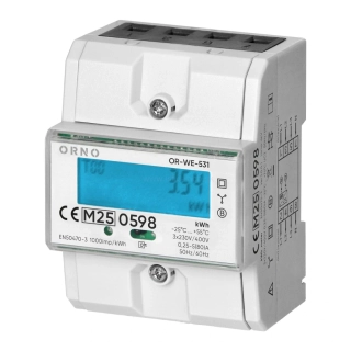 Elektromer ORNO OR-WE-531, 3 x 230V/400V~, 50/60Hz 80A MID