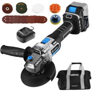 Akumulátorová uhlová brúska 125mm DEKO