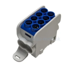 Rozbočovacia svorkovnica HLAK25 1P, modrá, 2xAl/Cu, 25 mm² + 16 mm², 1000 V AC/1500 V DC