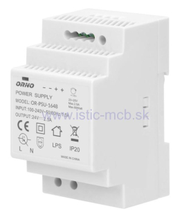 Napájací zdroj na DIN lištu 24VDC 60W