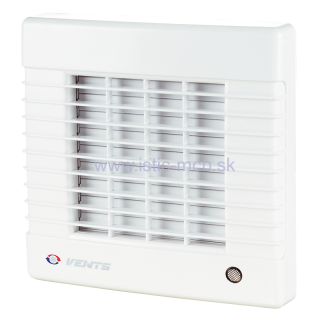 Ventilátor 100MA 100mm 230V 18W 34dB žalúzia biely
