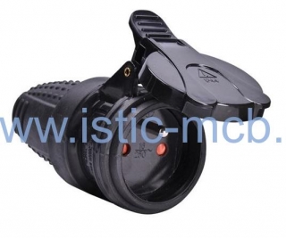 Zásuvka spojovacia 16A 250V IP44
