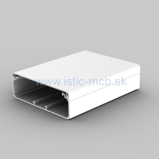 Žľab káblový EKD 120X40 HC 120x40mm 2m PVC biely
