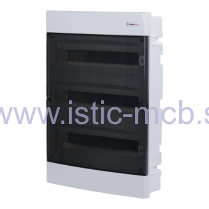 Rozvodnica TEHNOPLAST U 3x18 C/N zapustená biela