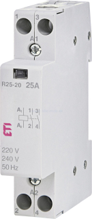 Stýkač modulárny ETI R 25-20 230V