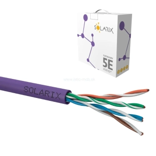 Kábel dátový pevný FTP cat.5e AWG24 LSOH 100MHz interiér