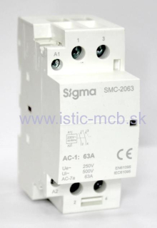 Stýkač modulárny Sigma elektrik SMC-2063 230VAC