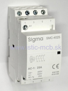 Stýkač modulárny Sigma elektrik SMC-4025 230VAC